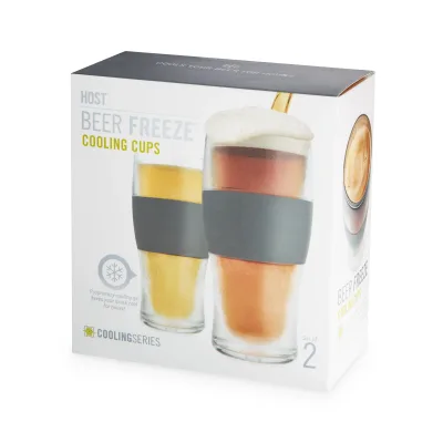 Beer FREEZE™ in Grau, 2er-Set