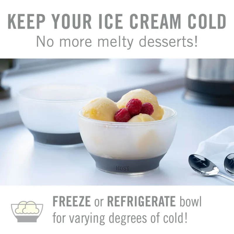 Ice Cream FREEZE™ Bowl in Gray