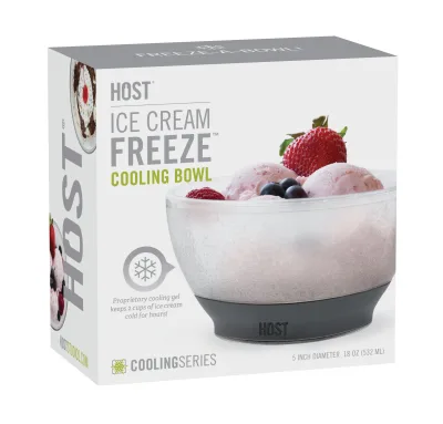 Ice Cream FREEZE™ Bowl in Gray