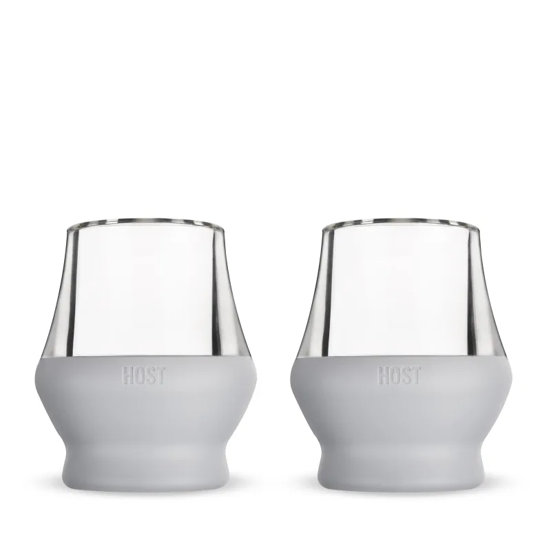 Glass Sipping FREEZE™ in Grau, 2er-Set