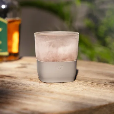 Glass Whiskey FREEZE™ in Gray, Set of 2