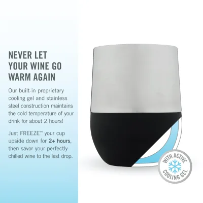 Wine FREEZE™ Pro aus Edelstahl