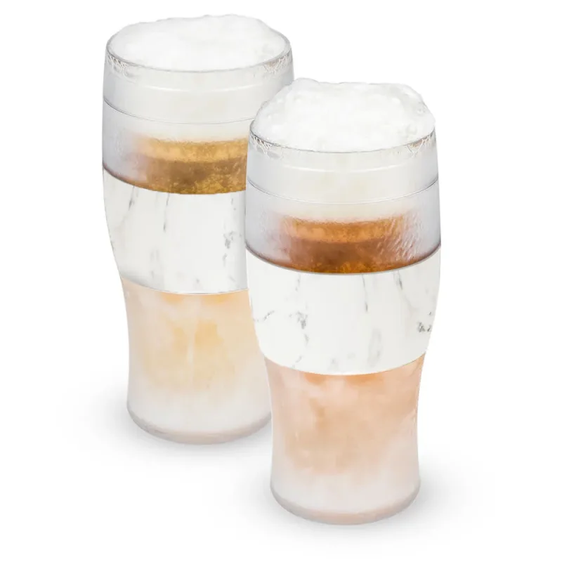 Beer FREEZE™ in Marble, Set of 2