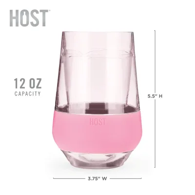 Wine FREEZE™ XL in Zartrosa, 2er-Set