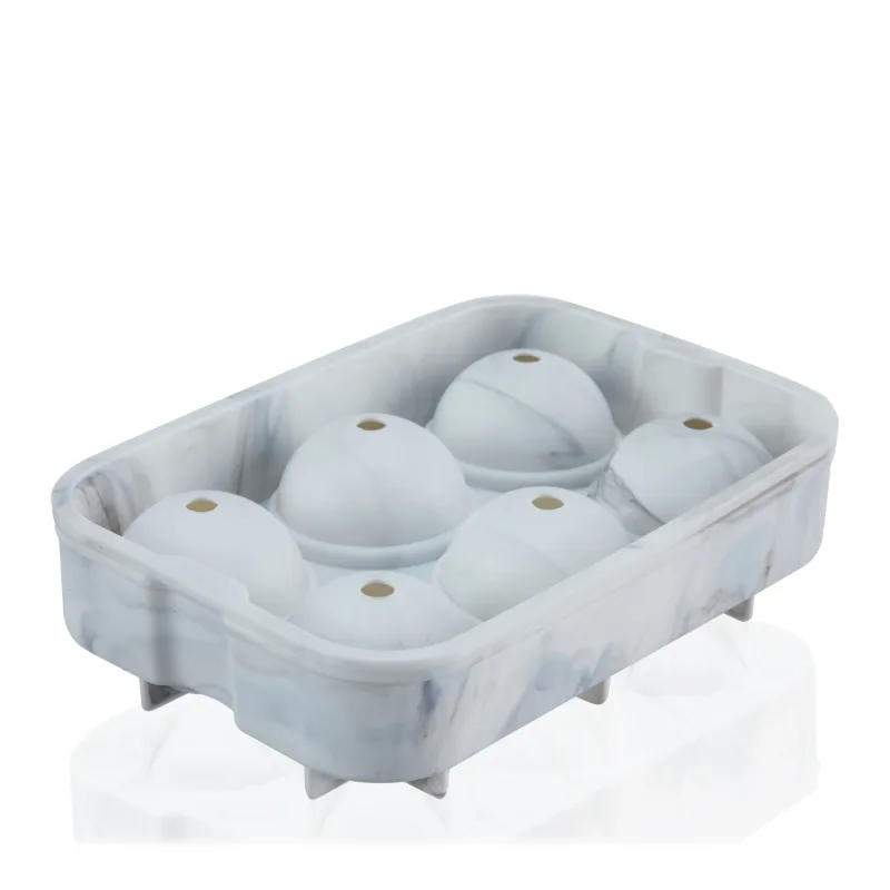 Silicone 2" Ice Sphere Mold in Marble
