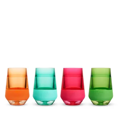 Wine FREEZE™ XL w intensywnych wielokolorowych odcieniach, zestaw 4 szt.